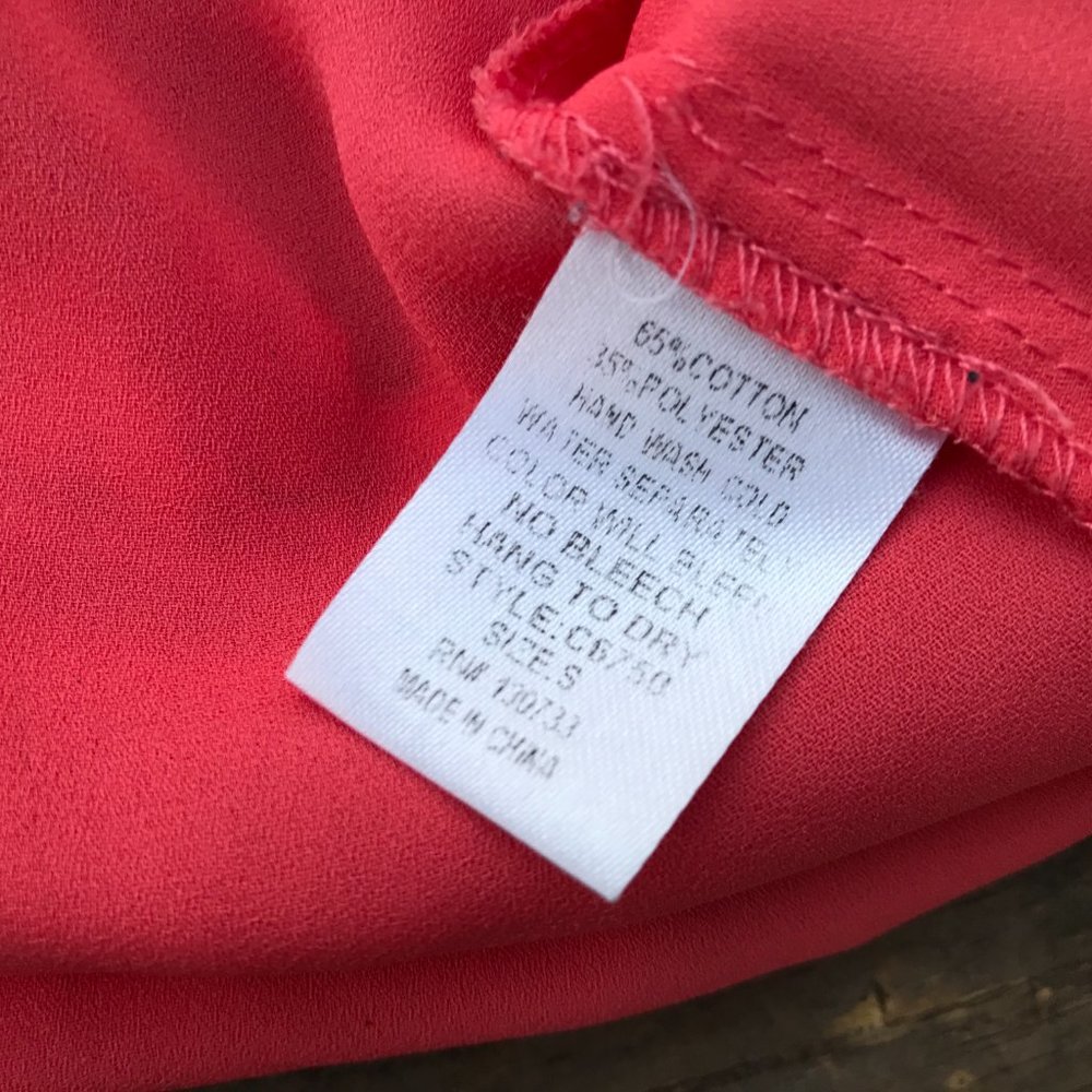 Umgee USA Women Top Blouse Shirt Pink W/ White Lac - Picture 8 of 8